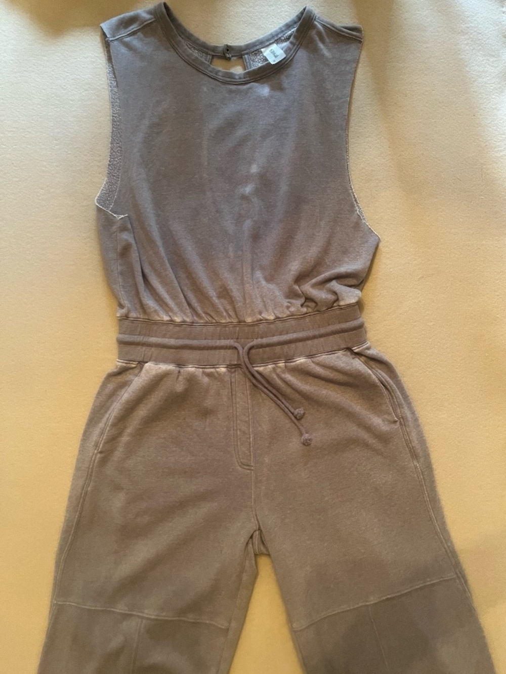 AS Revival | Powder Blue Fleece Sleeveless Jumpsuit